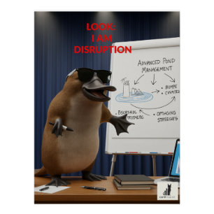 Look, I Am Disruption Poster