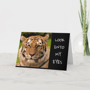 ***LOOK INTO MY EYES*** HAPPY BIRTHDAY HOLIDAY CARD