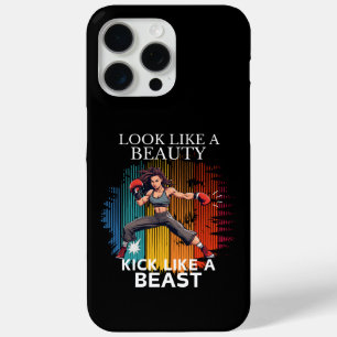 Look Like A Beauty Kick Like A Beast iPhone 15 Pro Max Case