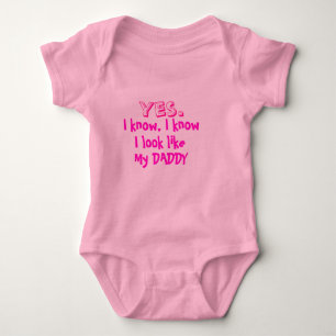 Look like my daddy for baby bodysuit