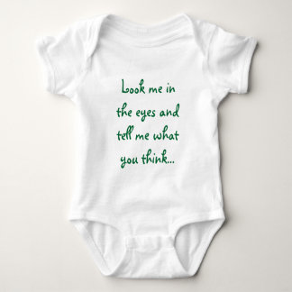 look me in the eyes baby bodysuit