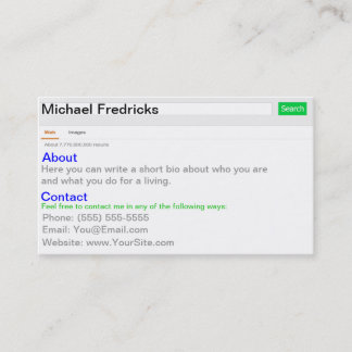 Look Me Up! Business Card