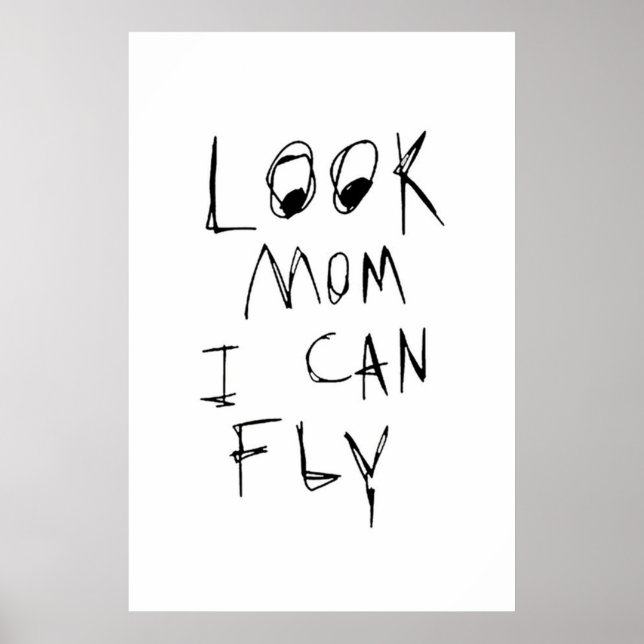 look mom i can fly poster (Front)