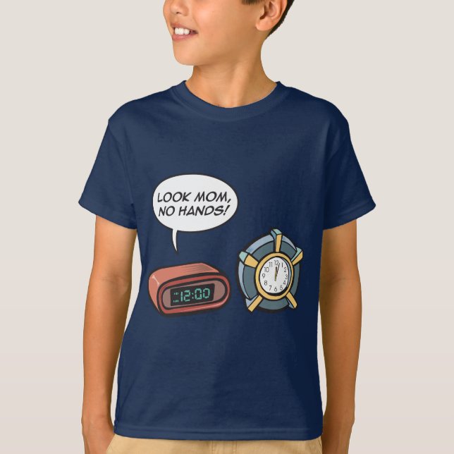 Look Mum, No Hands! T-Shirt (Front)