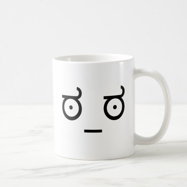 Look of Disapproval. Coffee Mug (Right)