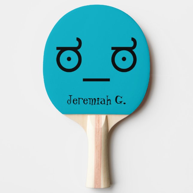 Look of Disapproval Meme Ping Pong Paddle (Front)