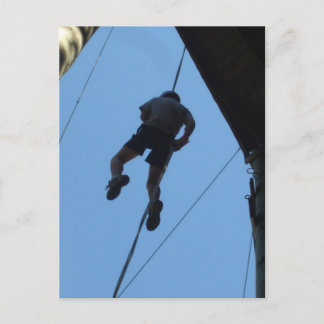 Look Out Below Postcard