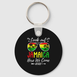Look Out Jamaica 2025 Here We Come Family Vacation Key Ring
