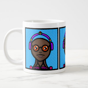 Look See in Shades Design Large Coffee Mug