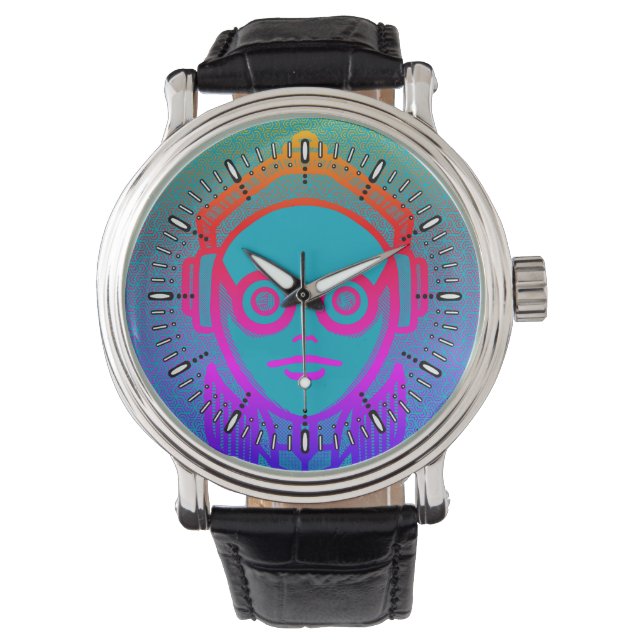 Look See in Shades Wall Clock Watch (Front)