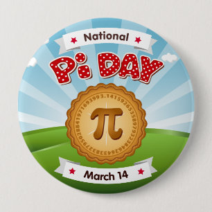 Look Sharp on Pi Day 10 Cm Round Badge