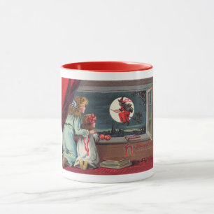 Look! The Witch Moon Night! Vintage Mug