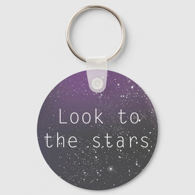 Look to the stars keychain (Front)