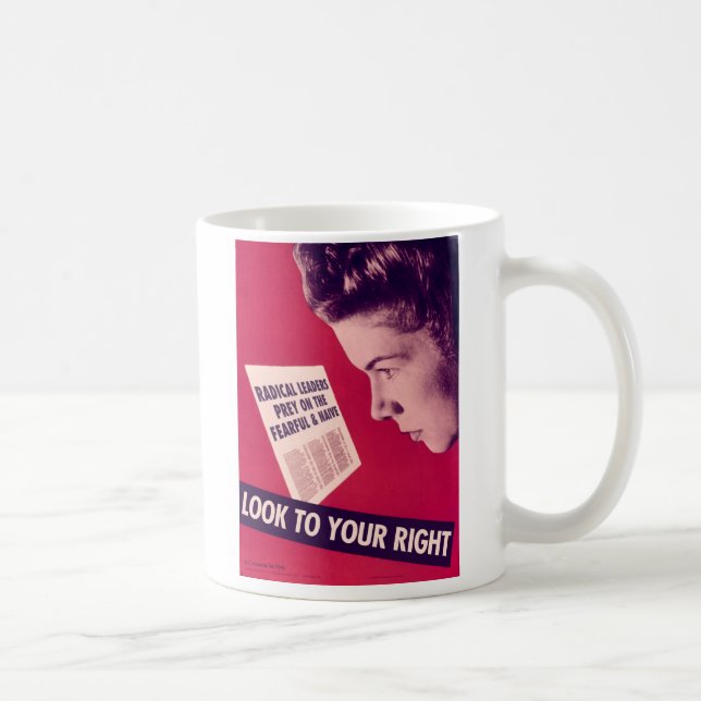 Look to Your Right Mug (Right)