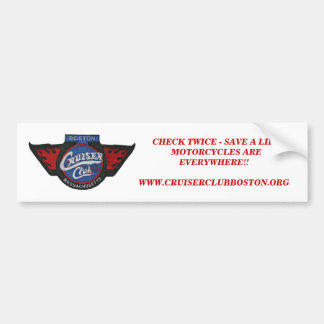 Look Twice!!  CCB Bumper Sticker - Customised