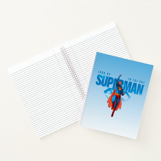 Look Up It’s Superman Notebook (Inside)