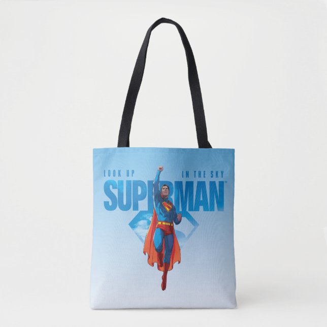 Look Up It’s Superman Tote Bag (Front)