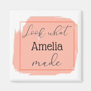 Look What I Made Personalised  Magnet