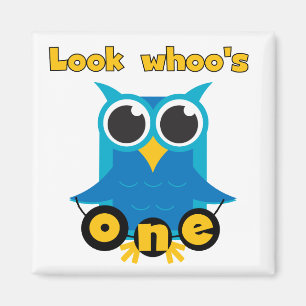 Look Whoo's 1 Tshirts and Gifts Magnet