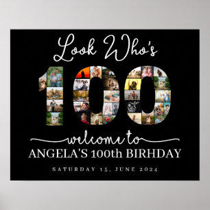 look who's 100 milestone 100th birthday photos poster