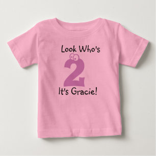 Look Who's 2 Customisable Birthday Tshirt