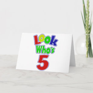 Look Who's 5 Card