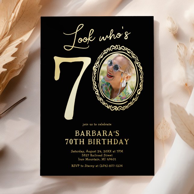 Look Who's 70 Photo Adult Birthday (Creator Uploaded)