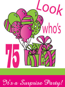 75 birthday invitations zazzle uk