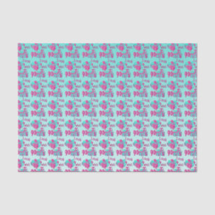 Look Who's 90 90th Birthday - Pink and Turquoise Tissue Paper