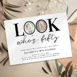 Look Who's Fifty Photo 50th Birthday Party Invitation<br><div class="desc">🎉🎂 Invite friends and family to celebrate a 50th birthday with this funny then and now photo birthday party invitation.</div>