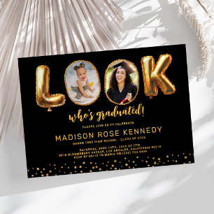 Look Who's Graduated 2026 Photo Graduation Invitation