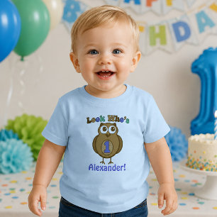 Look Who's One Birthday Shirt