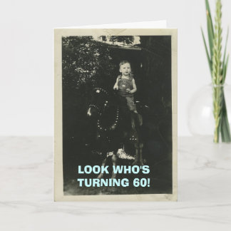 LOOK WHO'S TURNING 60! INVITATION