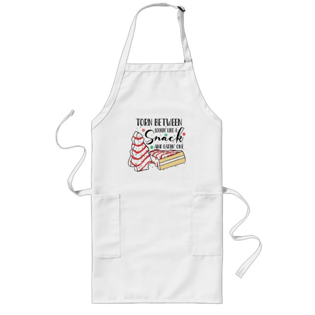 Lookin Like A Snack Long Apron (Front)
