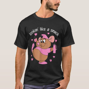 Lookin Like A Snack Mouse Pink Heart Tumbler Valen T-Shirt