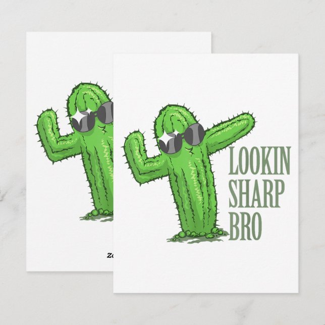 Lookin Sharp Bro Holiday Card (Front/Back)