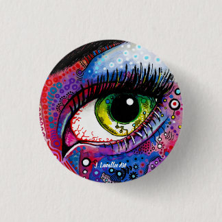 "Looking" 3 Cm Round Badge