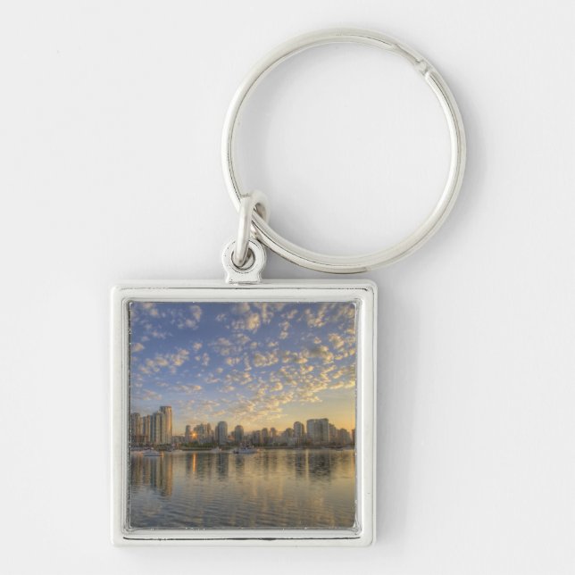 Looking across False Creek at the skyline of Key Ring (Front)