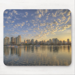 Looking across False Creek at the skyline of Mouse Mat
