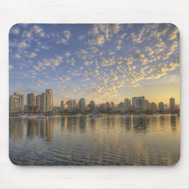 Looking across False Creek at the skyline of Mouse Mat (Front)