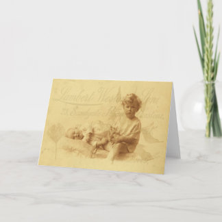Looking After Baby Greeting Card