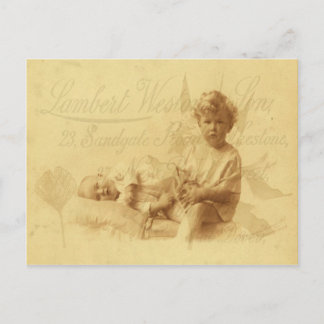 Looking After Baby Postcard