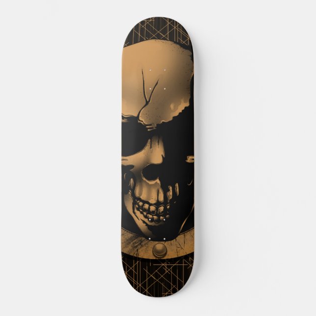 Looking at you Skull Skateboard (Front)