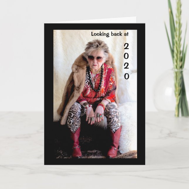 Looking back at 2020 and into the future card (Front)