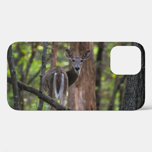 Looking Back Painterly iPhone Case (Back (Horizontal))