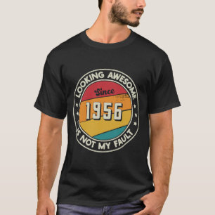 Looking Cool Since 1956 Vintage 66th Birthday T-Shirt