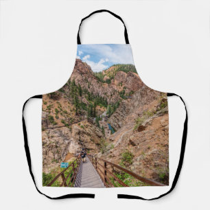 Looking Down Seven Falls Stairs Apron