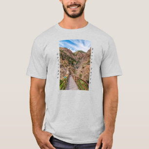 Looking Down Seven Falls Stairs Men's T-Shirt
