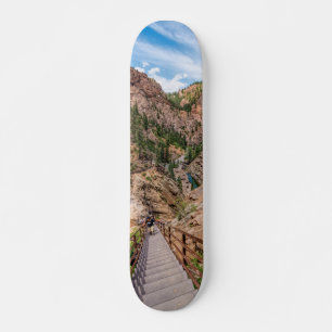 Looking Down Seven Falls Stairs Skateboard