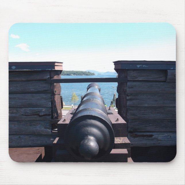 Looking Down the Barrel Mouse Mat (Front)